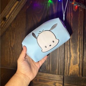 🩵 Sanrio Pochacco Wristlet / Cosmetic Pouch – Light Blue 🩵